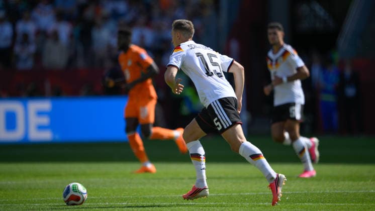 June 20, 2026, Toronto, Ontario, Canada: Nico Schlotterbeck ( 15) of Germany advances the ball during the 2026 FIFA World Cup, WM, Weltmeisterschaft, Fussball game between Germany and CÃ te d Ivoire at Toronto Stadium. Toronto Canada - ZUMAv136 20260620_zsp_v136_074 Copyright: xJeffxVoganx