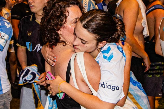 Malaga fans celebrate promotion to Spanish first division Supporters of Malaga Football Club celebrate their team s promotion to Spain s top tier, the Primera Division of La Liga. The team beat their Andalusian rivals UD Almeria 2-1 in the play off final on 20 June 2026., Credit:Konstantin Sergeyev Avalon Spain, Andalusia, Malaga  Copyright: xKonstantinxSergeyevx xAvalonx 1111553830
