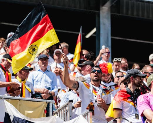 TORONTO, ON - JUNE 20: Germany supporters are seen before the FIFA World Cup, WM, Weltmeisterschaft, Fussball 2026 Group E match between Germany and Cote d Ivoire on June 20, 2026, at Toronto Stadium in Toronto, ON. (Photo by Mathew Tsang Icon Sportswire) SOCCER: JUN 20 FIFA World Cup 26 Group E - Germany vs Cote d Ivoire EDITORIAL USE ONLY Icon260620036