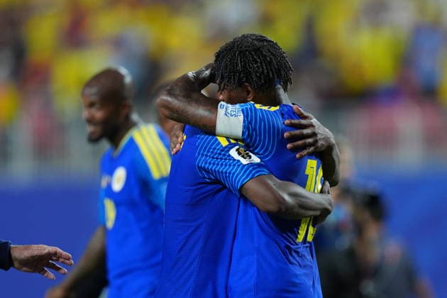 Ecuador v Curacao - FIFA World Cup, WM, Weltmeisterschaft, Fussball 2026 - Group E KANSAS CITY, UNITED STATES - JUNE 20: Players celebrate after the 2026 FIFA World Cup First Stage Group E match between Ecuador and Curacao at Arrowhead Stadium (Kansas City Stadium) in Kansas City, Missouri, United States on June 20, 2026. Hakan Akgun Anadolu Missouri United States. Editorial use only. Please get in touch for any other usage.  Copyright: x2026xAnadoluxHakanxAkgunx