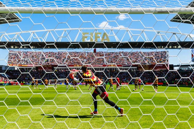 TORONTO, ON - JUNE 20: A general view of warmups before the FIFA World Cup, WM, Weltmeisterschaft, Fussball 2026 Group E match between Germany and Cote d Ivoire on June 20, 2026, at Toronto Stadium in Toronto, ON. (Photo by Mathew Tsang Icon Sportswire) SOCCER: JUN 20 FIFA World Cup 26 Group E - Germany vs Cote d Ivoire EDITORIAL USE ONLY Icon260620050