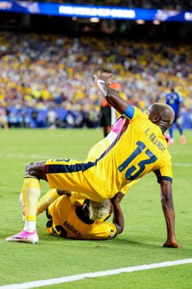 Enner Valencia of Ecuador gestures during a FIFA Men’s World Cup 2026 Group Stage football match between Ecuador and Curacao at Kansas City Stadium, in Kansas City on June 20th 2026 (Photo by Alexandra Fechete SPP)  Copyright: xAlexandraxFechete SPPx Sportspressphoto_SPR172333