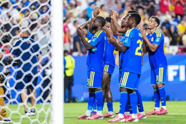 Curacao players applaud fans after the 0-0 draw during a FIFA Men’s World Cup 2026 Group Stage football match between Ecuador and Curacao at Kansas City Stadium, in Kansas City on June 20th 2026 (Photo by Alexandra Fechete SPP)  Copyright: xAlexandraxFechete SPPx Sportspressphoto_SPR172341