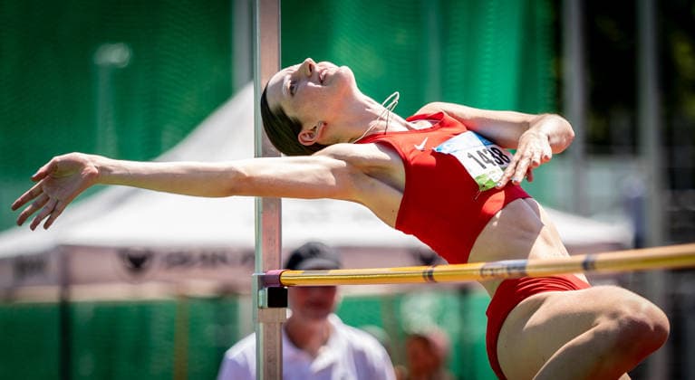 Süddeutsche Meisterschaften 2026 Aktive und Jugend U18; Koblenz, 20.06.2026 Amelie Essig (Unterländer LG) im Hochsprung der Frauen; Süddeutsche Meisterschaften Aktive und Jugend U18 am 20.06.2026 im Stadion Oberwerth in Koblenz (Rheinland-Pfalz). *** 2026 Southern German Championships (Adult and U18 Youth) in Koblenz, June 20, 2026 Amelie Essig of Unterländer LG in the women’s high jump at the 2026 Southern German Championships for Seniors and U18 Youth on June 20, 2026, at Oberwerth Stadium in Koblenz, Rhineland-Palatinate,detected_source_language Copyright: xBEAUTIFULxSPORTS R.xSchmittx