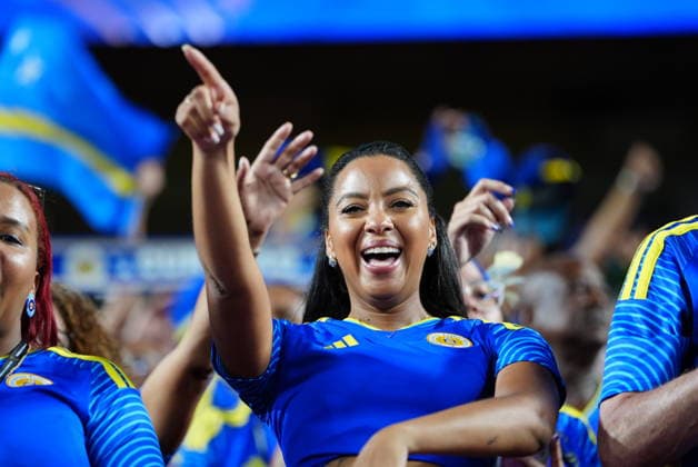 Ecuador v Curacao - FIFA World Cup, WM, Weltmeisterschaft, Fussball 2026 - Group E KANSAS CITY, UNITED STATES - JUNE 20: Fans of Curacao celebrate after the 2026 FIFA World Cup First Stage Group E match between Ecuador and Curacao at Arrowhead Stadium (Kansas City Stadium) in Kansas City, Missouri, United States on June 20, 2026. Hakan Akgun Anadolu Missouri United States. Editorial use only. Please get in touch for any other usage.  Copyright: x2026xAnadoluxHakanxAkgunx
