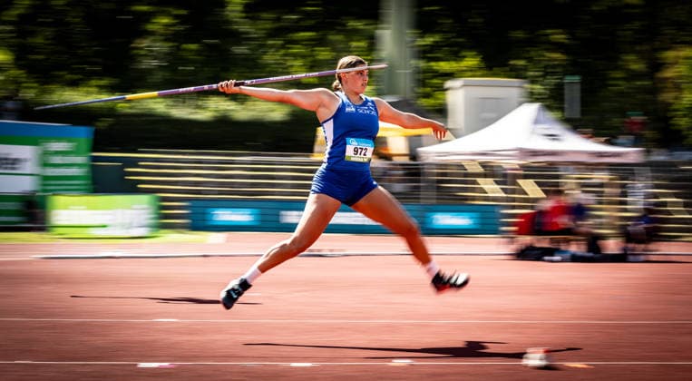 Süddeutsche Meisterschaften 2026 Aktive und Jugend U18; Koblenz, 20.06.2026 Franca Arnold (TSV SCHOTT Mainz) im Speerwurf der Frauen; Süddeutsche Meisterschaften Aktive und Jugend U18 am 20.06.2026 im Stadion Oberwerth in Koblenz (Rheinland-Pfalz). *** 2026 Southern German Championships (Adults and U18 Youth) in Koblenz, June 20, 2026 Franca Arnold of TSV SCHOTT Mainz in the women’s javelin throw at the 2026 South German Championships for Seniors and U18 Youth on June 20, 2026, at Oberwerth Stadium in Koblenz, Rhineland-Palatinate,detected_source_language Copyright: xBEAUTIFULxSPORTS R.xSchmittx