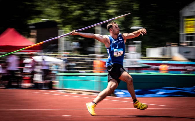 Süddeutsche Meisterschaften 2026 Aktive und Jugend U18; Koblenz, 20.06.2026 Amin Labdi (TSV SCHOTT Mainz) im Speerwurf der Männer; Süddeutsche Meisterschaften Aktive und Jugend U18 am 20.06.2026 im Stadion Oberwerth in Koblenz (Rheinland-Pfalz). *** 2026 South German Championships (Adults and U18 Youth) in Koblenz, June 20, 2026 Copyright: xBEAUTIFULxSPORTS R.xSchmittx
