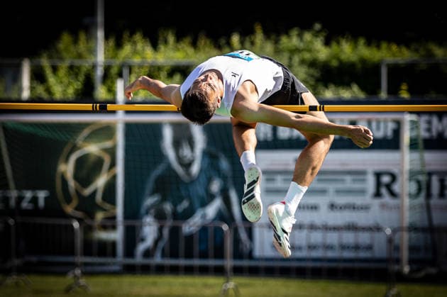 Süddeutsche Meisterschaften 2026 Aktive und Jugend U18; Koblenz, 20.06.2026 Charel Gaspar (SV GO! Saar 05) im Hochsprung der Männer; Süddeutsche Meisterschaften Aktive und Jugend U18 am 20.06.2026 im Stadion Oberwerth in Koblenz (Rheinland-Pfalz). *** 2026 South German Championships (Adult and U18 Youth) in Koblenz, June 20, 2026 Copyright: xBEAUTIFULxSPORTS R.xSchmittx