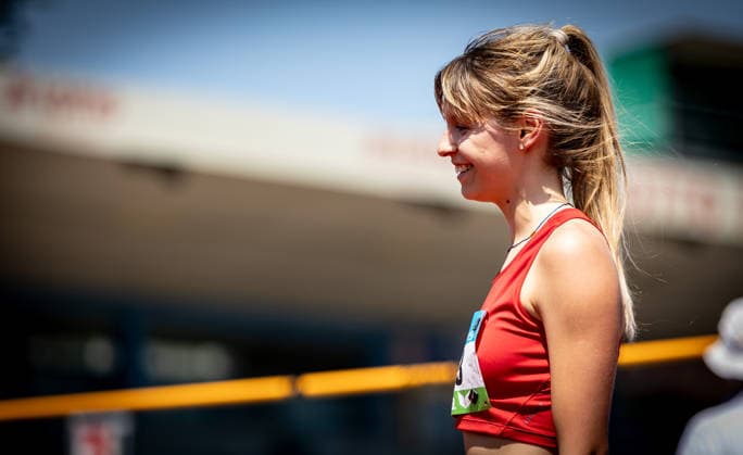 Süddeutsche Meisterschaften 2026 Aktive und Jugend U18; Koblenz, 20.06.2026 Freude bei Maryna Kovtunova (TS Herzogenaurach) im Hochsprung der Frauen; Süddeutsche Meisterschaften Aktive und Jugend U18 am 20.06.2026 im Stadion Oberwerth in Koblenz (Rheinland-Pfalz). *** 2026 South German Championships (Adult and U18 Youth) in Koblenz, June 20, 2026 Copyright: xBEAUTIFULxSPORTS R.xSchmittx
