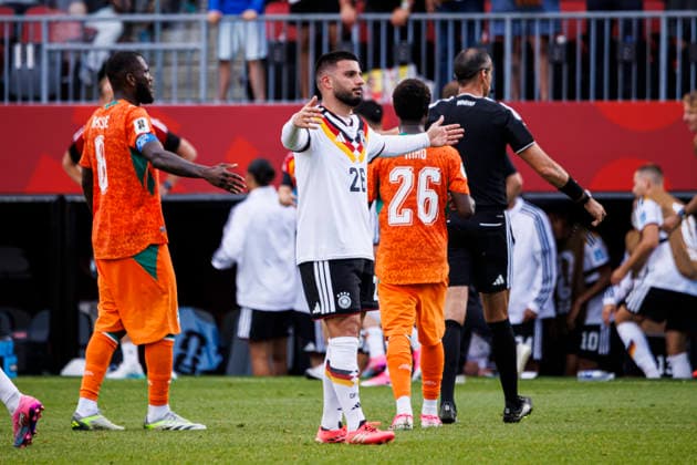 Germany v Cote D Ivoire - FIFA World Cup, WM, Weltmeisterschaft, Fussball 2026 Toronto, Canada - June 20: Deniz Undav of Germany celebrates his second goal during the FIFA World Cup 2026 Group E match between Germany and Cote D Ivoire at Toronto Stadium on June 20, 2026 in Toronto, Canada. Photo by John Jacques Latin Images Toronto Toronto Stadium Ontario Canada Copyright: xLatinxSportxImagesx