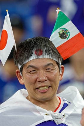 FIFA World Cup, WM, Weltmeisterschaft, Fussball 2026 TUNISIA VS JAPAN FIFA WORLD CUP 2026 TUNISIA VS JAPAN TUNISIA VS JAPAN 20062026 MONTERREY, NUEVO LEON. Action photo of fans of Japan, during Round 1 Group F game of the FIFA World Cup 2026, held at the Estadio Monterrey of Monterrey, Nuevo Leon. Foto de accion de fans de Japon, durante juego de Ronda 1 del Grupo F de la Copa del Mundo 2026 de la FIFA, celebrado en el Estadio Monterrey de Monterrey, Nuevo Leon. PHOTO BY IMAGENSHOP AGENCIA FOTOGRAFICA MONTERREY NUEVO LEON MEXICO *** FIFA WORLD CUP 2026 TUNISIA VS JAPAN FIFA WORLD CUP 2026 TUNISIA VS JAPAN TUNISIA VS JAPAN 20062026 MONTERREY, NUEVO LEON Action photo of Japanese fans during the Round 1 Group F match of the 2026 FIFA World Cup, held at Estadio Monterrey in Monterrey, Nuevo Leon Action photo of Japanese fans, during a Round 1 Group F match of the 2026 FIFA World Cup, held at the Estadio Monterrey in Monterrey, Nuevo León PHOTO BY IMAGENSHOP PHOTO AGENCY MONTERREY, NUEVO LEÓN, MEXICO,detected_source_language Copyright: xYOALIxMARTINEZx