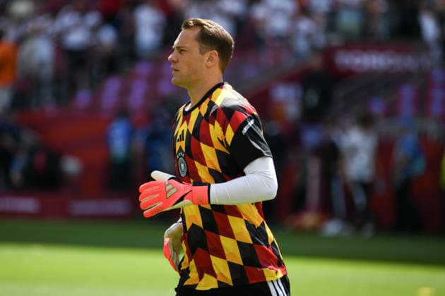 Germany national team, Nationalteam vs Ivory Coast National Team. FIFA World Cup, WM, Weltmeisterschaft, Fussball 2026 Group E match. Germany National Team goalkeeper Manuel Neuer, during warm up previous to the match played between the National Teams of Germany and Cote dIvoire. FIFA World Cup 2026 Group E match, played on 20.06.26 at the Toronto Stadium in Toronto, Ontario, Canada. Photo Jose Campos PMEimages Copyright: xJosexCamposx xPMEimagesx