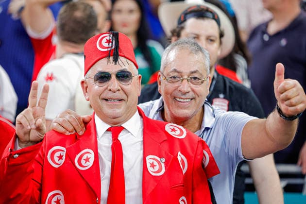 FIFA World Cup, WM, Weltmeisterschaft, Fussball 2026 TUNISIA VS JAPAN FIFA WORLD CUP 2026 TUNISIA VS JAPAN TUNISIA VS JAPAN 20062026 MONTERREY, NUEVO LEON. Action photo of fans of Tunisia, during Round 1 Group F game of the FIFA World Cup 2026, held at the Estadio Monterrey of Monterrey, Nuevo Leon. Foto de accion de fans de Tunez, durante juego de Ronda 1 del Grupo F de la Copa del Mundo 2026 de la FIFA, celebrado en el Estadio Monterrey de Monterrey, Nuevo Leon. PHOTO BY IMAGENSHOP AGENCIA FOTOGRAFICA MONTERREY NUEVO LEON MEXICO *** FIFA WORLD CUP 2026 TUNISIA VS JAPAN FIFA WORLD CUP 2026 TUNISIA VS JAPAN TUNISIA VS JAPAN 20062026 MONTERREY, NUEVO LEON Action photo of Tunisian fans during the Round 1 Group F match of the 2026 FIFA World Cup, held at Estadio Monterrey in Monterrey, Nuevo Leon Action photo of Tunisian fans, during a Round 1 Group F match of the 2026 FIFA World Cup, held at the Estadio Monterrey in Monterrey, Nuevo León PHOTO BY IMAGENSHOP PHOTO AGENCY MONTERREY, NUEVO LEÓN, MEXICO,detected_source_language Copyright: xYOALIxMARTINEZx