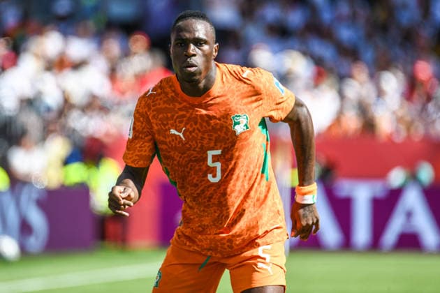 Germany national team, Nationalteam vs Ivory Coast National Team. FIFA World Cup, WM, Weltmeisterschaft, Fussball 2026 Group E match. Wilfried SINGO (5) in action during the match played between the National Teams of Germany and Cote dIvoire. FIFA World Cup 2026 Group E match, played on 20.06.26 at the Toronto Stadium in Toronto, Ontario, Canada. Photo Jose Campos PMEimages Toronto Ontario Canada Copyright: xJosexCamposx xPMEimagesx