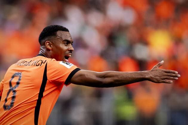 HOUSTON - Ryan Gravenberch of the Netherlands during the FIFA 2026 Group F match between the Netherlands and Sweden at Houston Stadium on June 20, 2026, in Houston, United States. ROBIN VAN LONKHUIJSEN ANP FIFA World Cup, WM, Weltmeisterschaft, Fussball 2026 group stage 2026 xVIxANPxSportx xxANPxIVx 561562151 originalFilename: 561562151.jpg