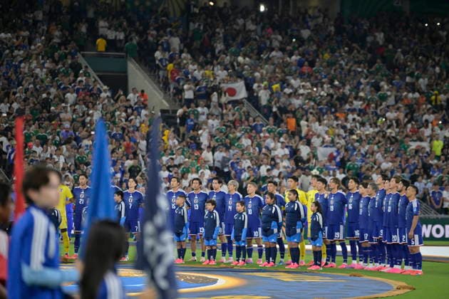 FIFA World Cup, WM, Weltmeisterschaft, Fussball 2026 - Group F - Tunisia vs. Japan Japan players in action during the 2026 FIFA World Cup group F soccer match between Tunisia and Japan at BBVA Stadium in Monterrey, Mexico, 20 June 2026. Monterrey Mexico  Copyright: xMiguelxSierrax