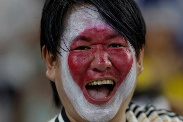 June 20, 2026, Guadalupe, Nuevo Leon, Mexico: Japan fan inside the stadium before the match between Tunisia and Japan for the 2nd round of the group F of the FIFA World Cup, WM, Weltmeisterschaft, Fussball 2026, at Monterrey Stadium. Guadalupe Mexico - ZUMAo125 20260620_zip_o125_007 Copyright: xAntonioxOjedax