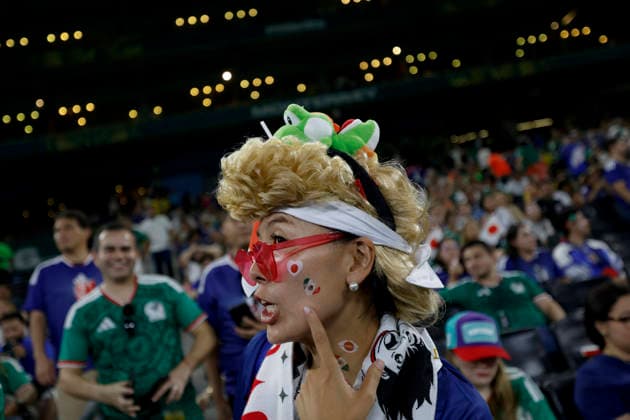 June 20, 2026, Guadalupe, Nuevo Leon, Mexico: Japan fan inside the stadium before the match between Tunisia and Japan for the 2nd round of the group F of the FIFA World Cup, WM, Weltmeisterschaft, Fussball 2026, at Monterrey Stadium. FIFA World Cup 2026: Tunisia Vs Japan  - ZUMAo125 20260620_zip_o125_010 Copyright: xAntonioxOjedax