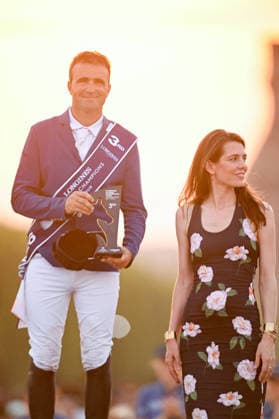 Olivier Perreau, 3rd place on GL Events Dorai dAiguilly, and Charlotte Casiraghi during the award ceremony for the CSI5 in Paris, France,detected_source_language  Copyright: xPerusseau-Veerenx xBestimagexPerusseau-Veerenx xBestimagex Paris France  Copyright: xIMAGO BestimagexIMAGO Perusseau-Veerenx xBestimagex
