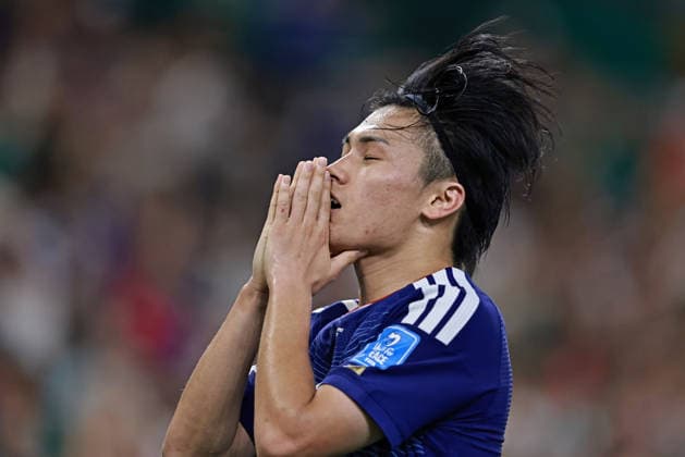 June 20, 2026, Monterrey, Mexico: Ayase Ueda of Japan celebrates after scoring the second goal of his team during the match between Tunisia and Japan for the 2st round of the group F of the FIFA World Cup, WM, Weltmeisterschaft, Fussball 2026 at Monterrey Stadium on June 20, 2026 in Monterrey, Mexico. Photo: DiaEsportivo Monterrey Mexico - ZUMAh208 20260620_zsp_h208_036 Copyright: xHeulerxAndreyx