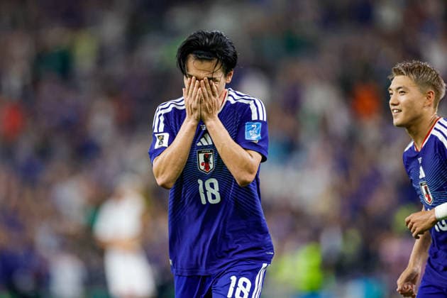 FIFA World Cup, WM, Weltmeisterschaft, Fussball 2026 TUNISIA VS JAPAN FIFA WORLD CUP 2026 TUNISIA VS JAPAN TUNISIA VS JAPAN 20062026 MONTERREY, NUEVO LEON. Action photo of Ayase Ueda (18) of Japan celebrating a goal, during Round 1 Group F game of the FIFA World Cup 2026, held at the Estadio Monterrey of Monterrey, Nuevo Leon. Foto de accion de Ayase Ueda (18) de Japon celebrando un gol, durante juego de Ronda 1 del Grupo F de la Copa del Mundo 2026 de la FIFA, celebrado en el Estadio Monterrey de Monterrey, Nuevo Leon. PHOTO BY IMAGENSHOP AGENCIA FOTOGRAFICA MONTERREY NUEVO LEON MEXICO *** FIFA WORLD CUP 2026 TUNISIA VS JAPAN FIFA WORLD CUP 2026 TUNISIA VS JAPAN TUNISIA VS JAPAN 20062026 MONTERREY, NUEVO LEON Action photo of Ayase Ueda (No. 18) of Japan celebrating a goal during a Round 1 Group F match of the 2026 FIFA World Cup, held at Estadio Monterrey in Monterrey, Nuevo Leon Action photo of Ayase Ueda (No. 18) of Japan celebrating a goal, during a Round 1 Group F match of the 2026 FIFA World Cup, held at the Estadio Monterrey in Monterrey, Nuevo León. PHOTO BY IMAGENSHOP PHOTO AGENCY MONTERREY, NUEVO LEÓN, MEXICO,detected_source_language Copyright: xYOALIxMARTINEZx