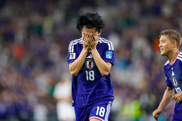 FIFA World Cup, WM, Weltmeisterschaft, Fussball 2026 TUNISIA VS JAPAN FIFA WORLD CUP 2026 TUNISIA VS JAPAN TUNISIA VS JAPAN 20062026 MONTERREY, NUEVO LEON. Action photo of Ayase Ueda (18) of Japan celebrating a goal, during Round 1 Group F game of the FIFA World Cup 2026, held at the Estadio Monterrey of Monterrey, Nuevo Leon. Foto de accion de Ayase Ueda (18) de Japon celebrando un gol, durante juego de Ronda 1 del Grupo F de la Copa del Mundo 2026 de la FIFA, celebrado en el Estadio Monterrey de Monterrey, Nuevo Leon. PHOTO BY IMAGENSHOP AGENCIA FOTOGRAFICA MONTERREY NUEVO LEON MEXICO *** FIFA WORLD CUP 2026 TUNISIA VS JAPAN FIFA WORLD CUP 2026 TUNISIA VS JAPAN TUNISIA VS JAPAN 20062026 MONTERREY, NUEVO LEON Action photo of Ayase Ueda (No. 18) of Japan celebrating a goal during a Round 1 Group F match of the 2026 FIFA World Cup, held at Estadio Monterrey in Monterrey, Nuevo Leon Action photo of Ayase Ueda (No. 18) of Japan celebrating a goal, during a Round 1 Group F match of the 2026 FIFA World Cup, held at the Estadio Monterrey in Monterrey, Nuevo León. PHOTO BY IMAGENSHOP PHOTO AGENCY MONTERREY, NUEVO LEÓN, MEXICO,detected_source_language Copyright: xYOALIxMARTINEZx