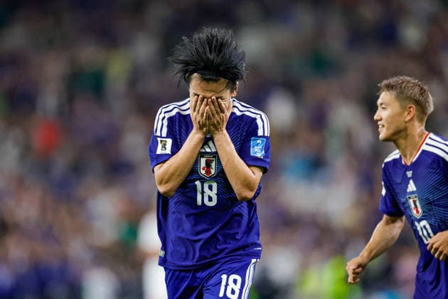 FIFA World Cup, WM, Weltmeisterschaft, Fussball 2026 TUNISIA VS JAPAN FIFA WORLD CUP 2026 TUNISIA VS JAPAN TUNISIA VS JAPAN 20062026 MONTERREY, NUEVO LEON. Action photo of Ayase Ueda (18) of Japan celebrating a goal, during Round 1 Group F game of the FIFA World Cup 2026, held at the Estadio Monterrey of Monterrey, Nuevo Leon. Foto de accion de Ayase Ueda (18) de Japon celebrando un gol, durante juego de Ronda 1 del Grupo F de la Copa del Mundo 2026 de la FIFA, celebrado en el Estadio Monterrey de Monterrey, Nuevo Leon. PHOTO BY IMAGENSHOP AGENCIA FOTOGRAFICA MONTERREY NUEVO LEON MEXICO *** FIFA WORLD CUP 2026 TUNISIA VS JAPAN FIFA WORLD CUP 2026 TUNISIA VS JAPAN TUNISIA VS JAPAN 20062026 MONTERREY, NUEVO LEON Action photo of Ayase Ueda (No. 18) of Japan celebrating a goal during a Round 1 Group F match of the 2026 FIFA World Cup, held at Estadio Monterrey in Monterrey, Nuevo Leon Action photo of Ayase Ueda (No. 18) of Japan celebrating a goal, during a Round 1 Group F match of the 2026 FIFA World Cup, held at the Estadio Monterrey in Monterrey, Nuevo León. PHOTO BY IMAGENSHOP PHOTO AGENCY MONTERREY, NUEVO LEÓN, MEXICO,detected_source_language Copyright: xYOALIxMARTINEZx