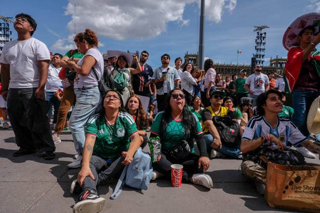 June 20, 2026, Mexico City, Mexico City, Mexico: German and Mexican fans watch the Germany vs. Ivory Coast match at the Fan Fest in Mexico City. At the event, fans play soccer, participate in contests, and enjoy the games on giant screens. Mexico City Mexico - ZUMAqp1_ 0859627537st Copyright: xHectorxAdolfoxQuintanarxPerezx