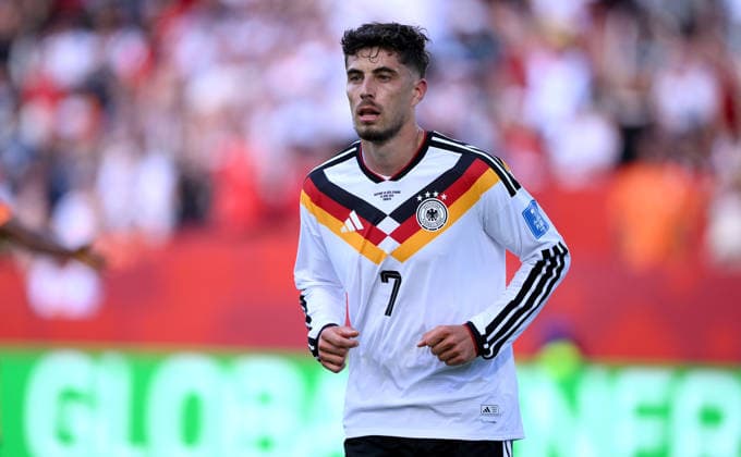 Fussball FIFA WM 2026 Vorrunde Gruppe E in Toronto Deutschland - Elfenbeinkueste 20.06.2026 Kai Havertz (Deutschland) *** Soccer