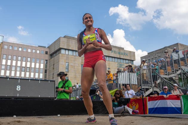 ESSEN, GERMANY - JUNE 20: FÃ lix Boyer Alysbeth (Puerto Rico, PUR - Long Jump) during the Tag der Überflieger at Essen on June 20, 2026 in Essen, Germany. Germany Copyright: xPeterxWeberx
