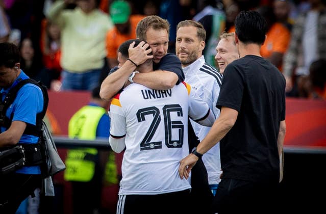 Toronto, Canada 20th Jun 2026. Final celebration: Trainer Julian Nagelsmann (Deutschland) Germany - Ivory Coast World Cup Deutschland - Elfenbeinküste 20.06.2026 *** Toronto, Canada, June 20, 2026, Final Celebration, Coach Julian Nagelsmann, Germany, Ivory Coast, World Cup, Germany, Ivory Coast, June 20, 2026,detected_source_language
