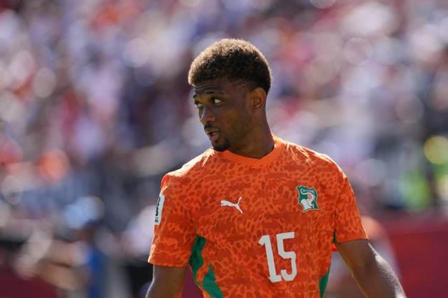 Ivory Coast vs Germany FIFA World Cup, WM, Weltmeisterschaft, Fussball Group G Match Amad Diallo 15 of Ivory Coast during the 2026 FIFA World Cup Group E match between Germany and Ivory Coast at Toronto Stadium. on June 20, 2026 in Toronto, Canada. (Photo by Leonardo Ramirez Eyepix Group) Copyright: xLeonardoxRamirezx xEyepixxGroupx LR20062026-08353