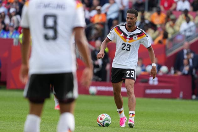 Ivory Coast vs Germany FIFA World Cup, WM, Weltmeisterschaft, Fussball Group G Match Felix Nmecha 23 of Germany dribble the ball during the 2026 FIFA World Cup Group E match between Germany and Ivory Coast at Toronto Stadium. on June 20, 2026 in Toronto, Canada. (Photo by Leonardo Ramirez Eyepix Group) Copyright: xLeonardoxRamirezx xEyepixxGroupx LR20062026-00026