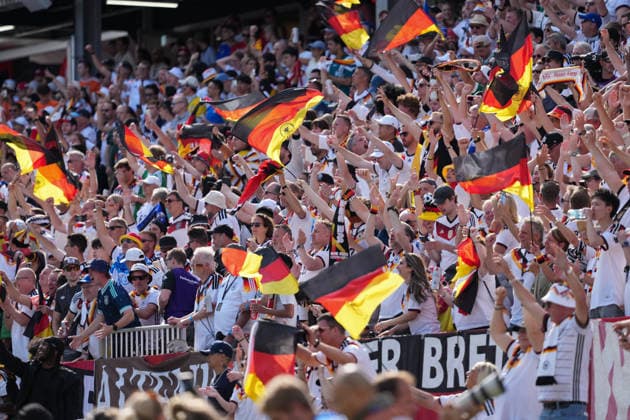 Ivory Coast vs Germany FIFA World Cup, WM, Weltmeisterschaft, Fussball Group G Match German fans during the 2026 FIFA World Cup Group E match between Germany and Ivory Coast at Toronto Stadium. on June 20, 2026 in Toronto, Canada. (Photo by Leonardo Ramirez Eyepix Group) Copyright: xLeonardoxRamirezx xEyepixxGroupx LR20062026-09659