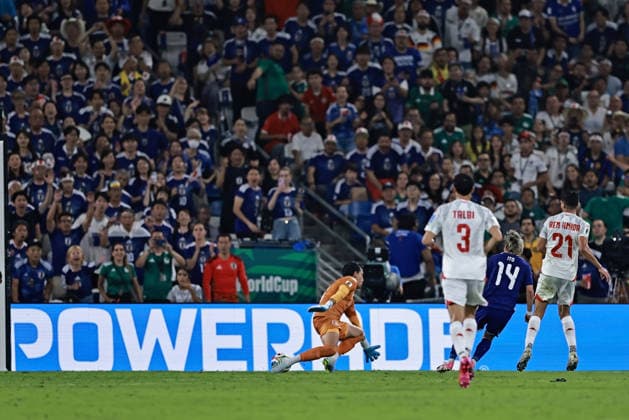 June 20, 2026, Monterrey, Mexico: Goalkeeper Aymen Dahmen of Tunisia did not prevent Japan s third goal, scored by Junya Ito during the match between Tunisia and Japan for the 2st round of the group F of the FIFA World Cup, WM, Weltmeisterschaft, Fussball 2026 at Monterrey Stadium on June 20, 2026 in Monterrey, Mexico. Photo: DiaEsportivo Monterrey Mexico - ZUMAh208 20260620_zsp_h208_050 Copyright: xHeulerxAndreyx