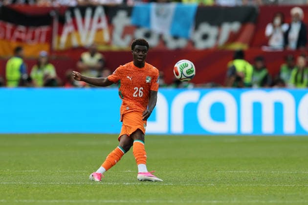 Toronto, Canada - 20 June: Christ Inao Oulai 26 of Cote d Ivoire controls the ball during the FIFA World Cup, WM, Weltmeisterschaft, Fussball 2026 match between Germany vs Cote d Ivoire at Toronto Stadium on 20 June 2026. Copyright: xOPAxImagesxMohammadxKaramalix
