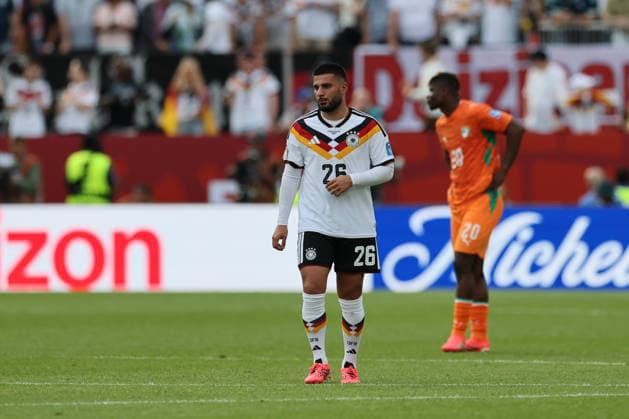 Toronto, Canada - 20 June: Deniz Undav 26 of Germany celebrates after scoring his team s second goal during the FIFA World Cup, WM, Weltmeisterschaft, Fussball 2026 match between Germany vs Cote d Ivoire at Toronto Stadium on 20 June 2026. Copyright: xOPAxImagesxMohammadxKaramalix