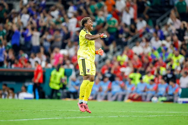 FIFA World Cup, WM, Weltmeisterschaft, Fussball 2026 TUNISIA VS JAPAN FIFA WORLD CUP 2026 TUNISIA VS JAPAN TUNISIA VS JAPAN 20062026 MONTERREY, NUEVO LEON. Action photo of Zion Suzuki of Japan (1), during Round 1 Group F game of the FIFA World Cup 2026, held at the Estadio Monterrey of Monterrey, Nuevo Leon. Foto de accion de Zion Suzuki de Japon (1) durante juego de Ronda 1 del Grupo F de la Copa del Mundo 2026 de la FIFA, celebrado en el Estadio Monterrey de Monterrey, Nuevo Leon. PHOTO BY IMAGENSHOP AGENCIA FOTOGRAFICA MONTERREY NUEVO LEON MEXICO *** FIFA WORLD CUP 2026 TUNISIA VS JAPAN FIFA WORLD CUP 2026 TUNISIA VS JAPAN TUNISIA VS JAPAN 20062026 MONTERREY, NUEVO LEON Action photo of Zion Suzuki of Japan 1 during a Round 1 Group F match of the 2026 FIFA World Cup, held at the Estadio Monterrey in Monterrey, Nuevo León Action photo of Zion Suzuki of Japan 1 during a Round 1 Group F match of the 2026 FIFA World Cup, held at the Estadio Monterrey in Monterrey, Nuevo León PHOTO BY IMAGENSHOP PHOTO AGENCY MONTERREY, NUEVO LEÓN, MEXICO,detected_source_language Copyright: xYOALIxMARTINEZx