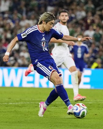 Football: 2026 World Cup Japan s Junya Ito scores the team s third goal in the second half of a World Cup Group F football match against Tunisia at Monterrey Stadium in Guadalupe, Mexico, on June 20, 2026.  A14AA0005619636P