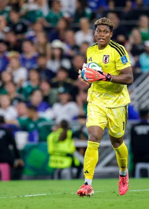 FIFA World Cup, WM, Weltmeisterschaft, Fussball 2026 TUNISIA VS JAPAN FIFA WORLD CUP 2026 TUNISIA VS JAPAN TUNISIA VS JAPAN 20062026 MONTERREY, NUEVO LEON. Action photo of Zion Suzuki goalkeeper of Japan (1), during Round 1 Group F game of the FIFA World Cup 2026, held at the Estadio Monterrey of Monterrey, Nuevo Leon. Foto de accion de Zion Suzuki arquero de Japon (1) durante juego de Ronda 1 del Grupo F de la Copa del Mundo 2026 de la FIFA, celebrado en el Estadio Monterrey de Monterrey, Nuevo Leon. PHOTO BY IMAGENSHOP AGENCIA FOTOGRAFICA MONTERREY NUEVO LEON MEXICO *** FIFA WORLD CUP 2026 TUNISIA VS JAPAN FIFA WORLD CUP 2026 TUNISIA VS JAPAN TUNISIA VS JAPAN 20062026 MONTERREY, NUEVO LEON Action photo of Zion Suzuki, goalkeeper for Japan 1, during the Round 1 Group F match of the 2026 FIFA World Cup, held at the Estadio Monterrey in Monterrey, Nuevo León Action photo of Zion Suzuki, goalkeeper for Japan 1, during a Round 1 Group F match of the 2026 FIFA World Cup, held at the Estadio Monterrey in Monterrey, Nuevo León PHOTO BY IMAGENSHOP PHOTO AGENCY MONTERREY, NUEVO LEÓN, MEXICO,detected_source_language Copyright: xYOALIxMARTINEZx