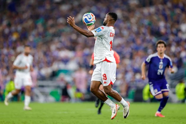FIFA World Cup, WM, Weltmeisterschaft, Fussball 2026 TUNISIA VS JAPAN FIFA WORLD CUP 2026 TUNISIA VS JAPAN TUNISIA VS JAPAN 20062026 MONTERREY, NUEVO LEON. Action photo of Firas CHAOUAT (19) of Tunisia, during Round 1 Group F game of the FIFA World Cup 2026, held at the Estadio Monterrey of Monterrey, Nuevo Leon. Foto de accion de Firas CHAOUAT (19) of Tunisia, durante juego de Ronda 1 del Grupo F de la Copa del Mundo 2026 de la FIFA, celebrado en el Estadio Monterrey de Monterrey, Nuevo Leon. PHOTO BY IMAGENSHOP AGENCIA FOTOGRAFICA MONTERREY NUEVO LEON MEXICO *** FIFA WORLD CUP 2026 TUNISIA VS JAPAN FIFA WORLD CUP 2026 TUNISIA VS JAPAN TUNISIA VS JAPAN 20062026 MONTERREY, NUEVO LEON Action photo of Firas CHAOUAT (19) of Tunisia during the Round 1 Group F match of the 2026 FIFA World Cup, held at Estadio Monterrey in Monterrey, Nuevo Leon Action photo of Firas CHAOUAT (19) of Tunisia, during a Round 1 Group F match of the 2026 FIFA World Cup, held at the Estadio Monterrey in Monterrey, Nuevo León. PHOTO BY IMAGENSHOP PHOTO AGENCY MONTERREY, NUEVO LEÓN, MEXICO,detected_source_language Copyright: xYOALIxMARTINEZx