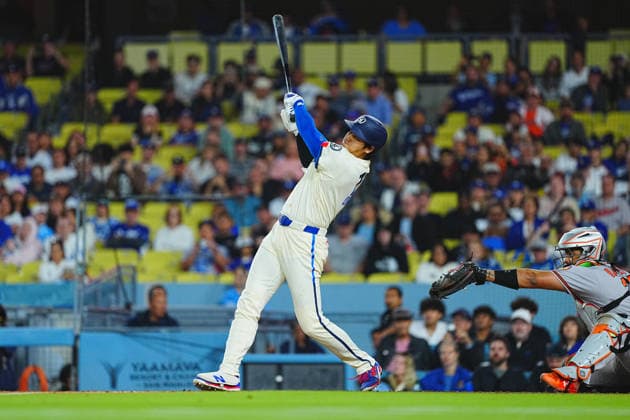 Shohei Ohtani, (Dodgers) Shohei Ohtani hit his 16th home run in the 9th inning. June. 20, 2026 - Baseball : MLB, Baseball Herren, USA Regular Season Game Los Angeles Dodgers vs. Baltimore Orioles Venue: Dodger Stadium (Los Angeles, California, USA)  aflo_335211996 YujixArakawax