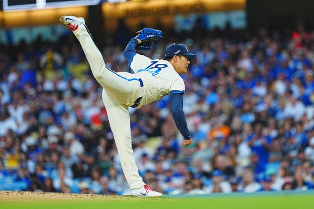 Yoshinobu Yamamoto, (Dodgers) June. 20, 2026 - Baseball : MLB, Baseball Herren, USA Regular Season Game Los Angeles Dodgers vs. Baltimore Orioles Venue: Dodger Stadium (Los Angeles, California, USA)  aflo_335212078 YujixArakawax
