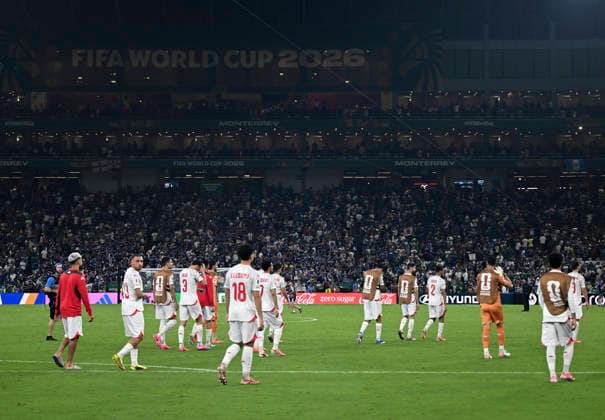 (260621) -- MONTERREY, June 21, 2026 -- Players of Tunisia react after the group F match between Japan and Tunisia at the 2026 FIFA World Cup, WM, Weltmeisterschaft, Fussball at Estadio Monterrey in Monterrey, Mexico, on June 20, 2026. (Photo by Xinhua) (SP)MEXICO-MONTERREY-FOOTBALL-FIFA WORLD CUP-GROUP F-JPN VS TUN LucioxTavora 
