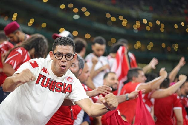 June 20, 2026, Monterrey, Mexico: Tunisian fan poses for photo moments before the match between Tunisia and Japan for the 2st round of the group F of the FIFA World Cup, WM, Weltmeisterschaft, Fussball 2026 at Monterrey Stadium on June 20, 2026 in Monterrey, Mexico. Photo: DiaEsportivo Monterrey Mexico - ZUMAh208 20260620_zsp_h208_055 Copyright: xHeulerxAndreyx