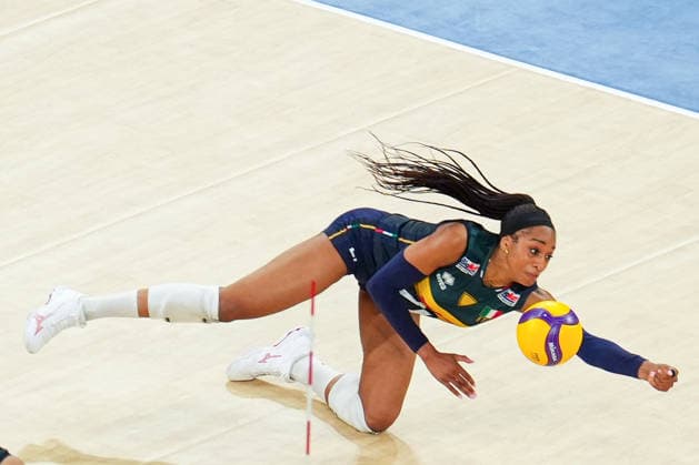 USA v Italy - FIVB Women s Nations League 2026 Italy s Loveth Omoruyi competes in the match against the United States during the FIVB Women s Nations League 2026 in Pasig City, Philippines, on June 20, 2026. Pasig City Philippines  Copyright: xJanxKristopherxEsguerrax originalFilename:esguerra-usavsita260620_npH7Y.jpg