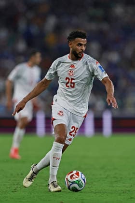 June 20, 2026, Monterrey, Mexico: Anis Ben Slimane of Tunisia controls the ball during the match between Tunisia and Japan for the 2st round of the group F of the FIFA World Cup, WM, Weltmeisterschaft, Fussball 2026 at Monterrey Stadium on June 20, 2026 in Monterrey, Mexico. Photo: DiaEsportivo FIFA World Cup 2026, Tunisia Vs Japan, Monterrey, Mexico  - ZUMAh208 20260620_zsp_h208_071 Copyright: xHeulerxAndreyx