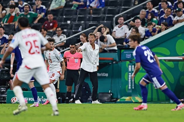 June 20, 2026, Monterrey, Mexico: Sabri Lamouchi, head coach of the Tunisia gestures during the match between Tunisia and Japan for the 2st round of the group F of the FIFA World Cup, WM, Weltmeisterschaft, Fussball 2026 at Monterrey Stadium on June 20, 2026 in Monterrey, Mexico. Photo: DiaEsportivo FIFA World Cup 2026, Tunisia Vs Japan, Monterrey, Mexico  - ZUMAh208 20260620_zsp_h208_087 Copyright: xHeulerxAndreyx