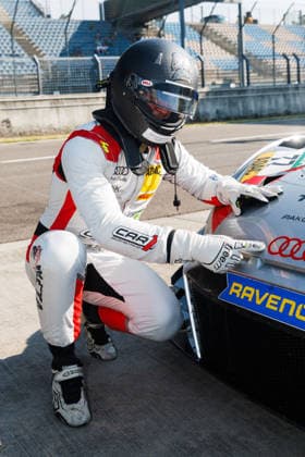 ADAC GT Masters, 5. + 6. Rennen DEKRA Lausitzring 2026 77 Audi R8 LMS GT3 EVO II, LIQUI MOLY Team Engstler Motorsport: Robin Rogalski, Simon Connor Primm - picture by Gruppe C Photography Schipkau Lausitzring Brandenburg Deutschland Copyright: xGruppexCxPhotographyx