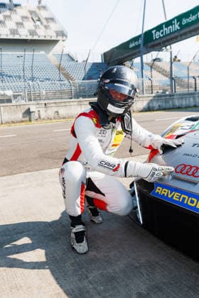 ADAC GT Masters, 5. + 6. Rennen DEKRA Lausitzring 2026 77 Audi R8 LMS GT3 EVO II, LIQUI MOLY Team Engstler Motorsport: Robin Rogalski, Simon Connor Primm - picture by Gruppe C Photography Schipkau Lausitzring Brandenburg Deutschland Copyright: xGruppexCxPhotographyx
